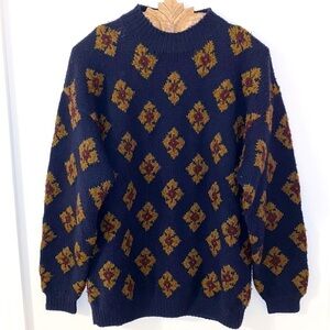 VINTAGE 90s NORDSTROM Hand Knit Chunky Sweater